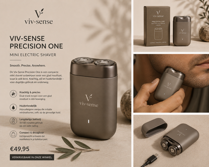 Viv-Sense Precision One | Compact Elektrisch Scheerapparaat