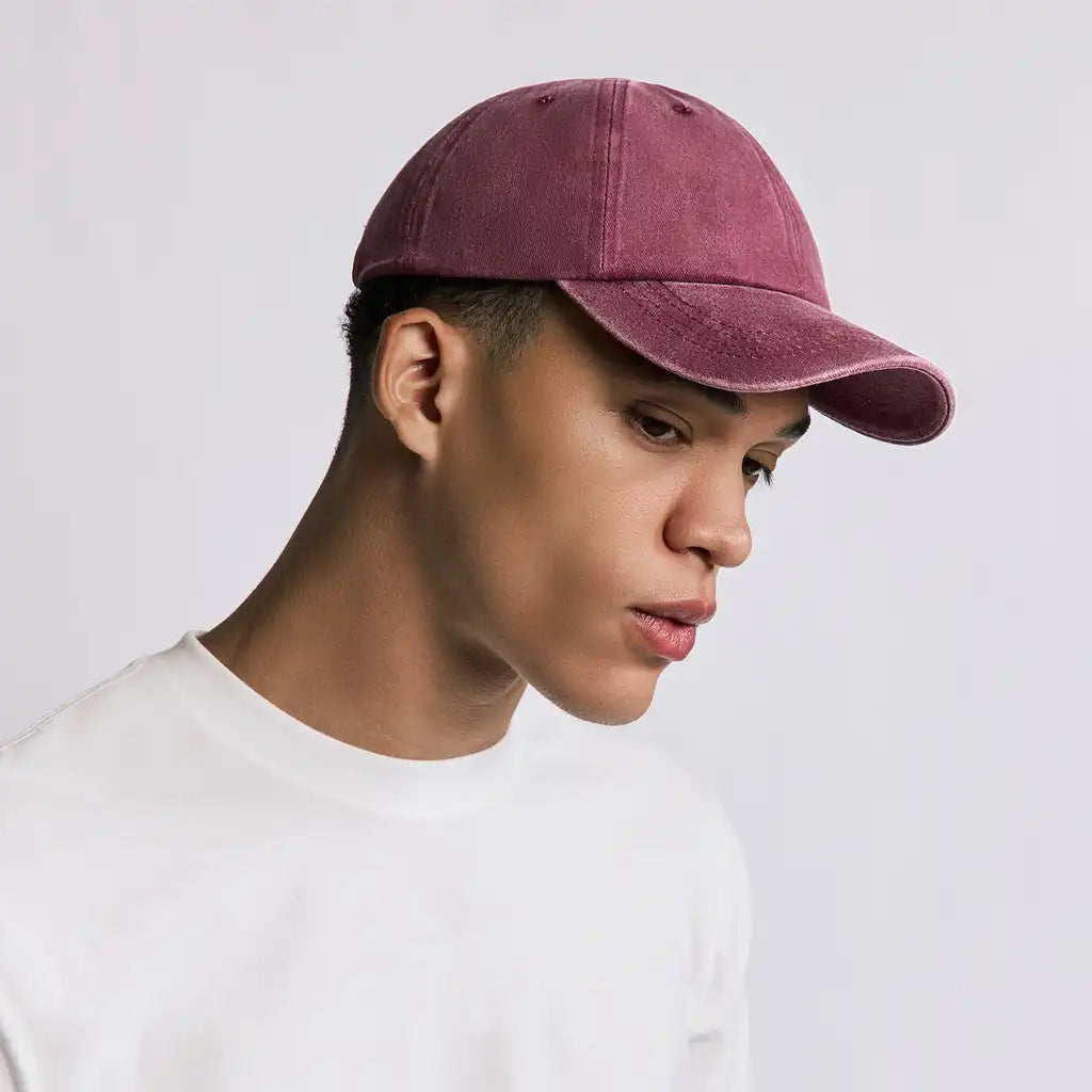 WINE RED VINTAGE CAP